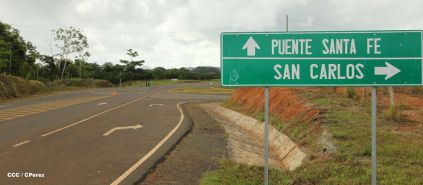 Inauguración Puente Santa Fé