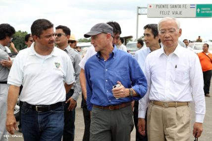 Inauguración Puente Santa Fé