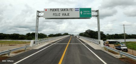 Inauguración Puente Santa Fé