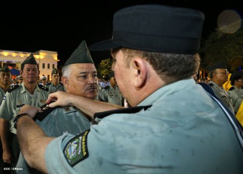 Daniel y Rosario conmemoran 35 Aniversario del Ejército de Nicaragua