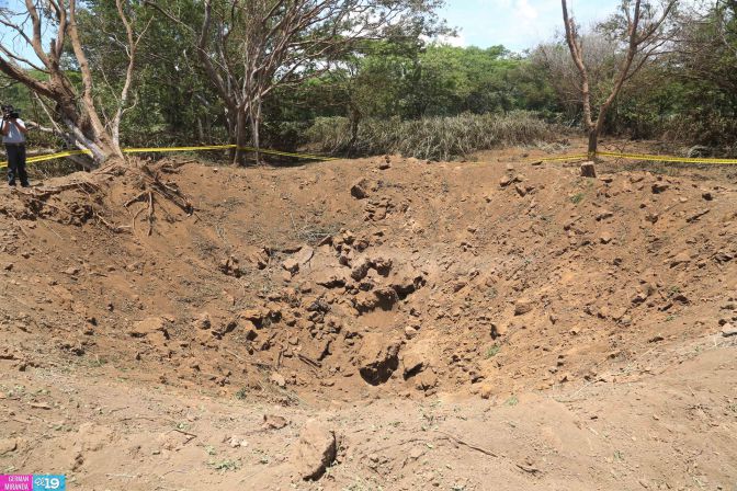 Meteorito cayó en Managua