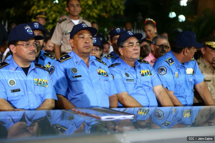 Presidente Daniel encabeza acto del 35 Aniversario de la Policía Nacional