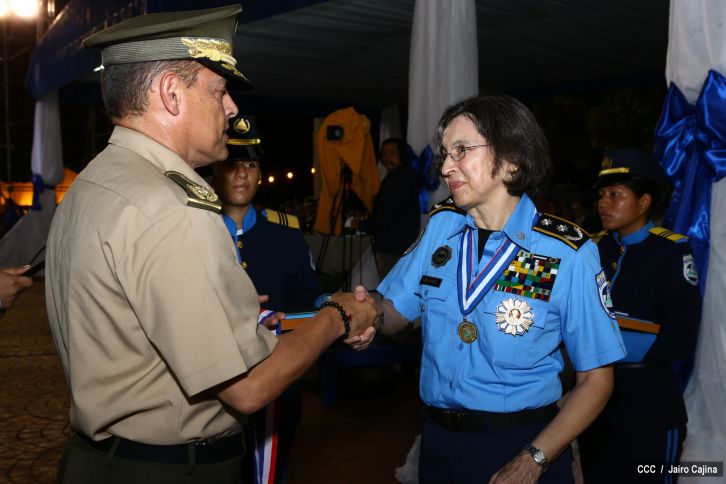 Presidente Daniel encabeza acto del 35 Aniversario de la Policía Nacional