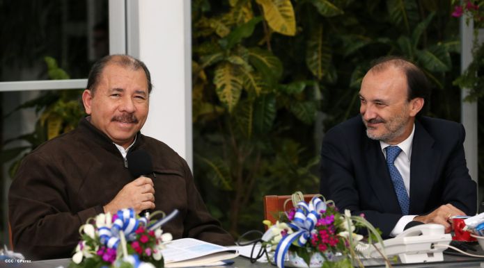 Presidente Daniel se reúne con Secretario de Estado de Cooperación Internacional de España