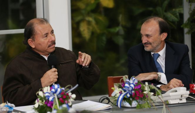 Presidente Daniel se reúne con Secretario de Estado de Cooperación Internacional de España