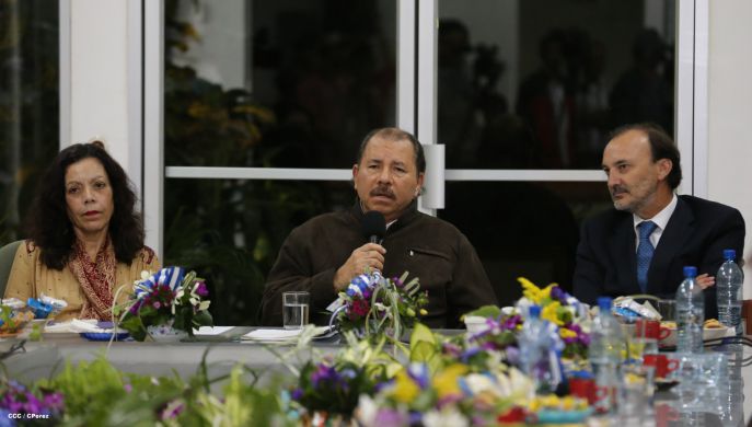 Presidente Daniel se reúne con Secretario de Estado de Cooperación Internacional de España