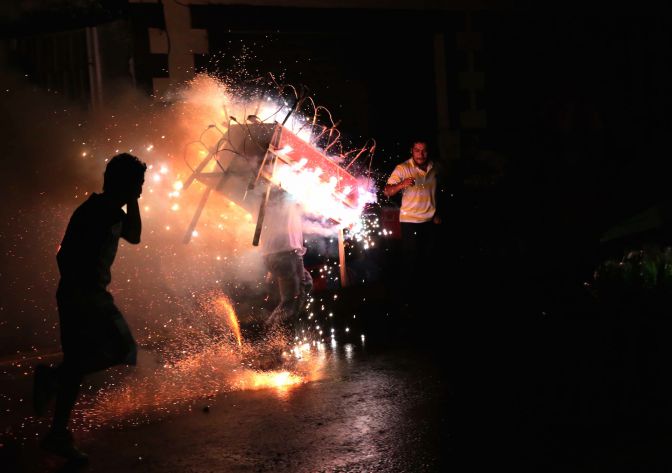 Leoneses festejan a Virgen de La Merced