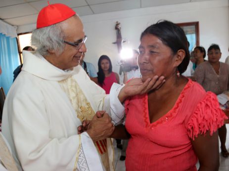 Cardenal Brenes festeja a Virgen La Merced en Mateare