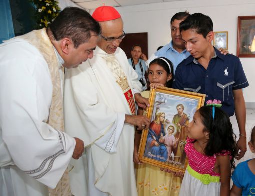 Cardenal Brenes festeja a Virgen La Merced en Mateare