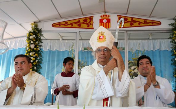 Cardenal Brenes festeja a Virgen La Merced en Mateare