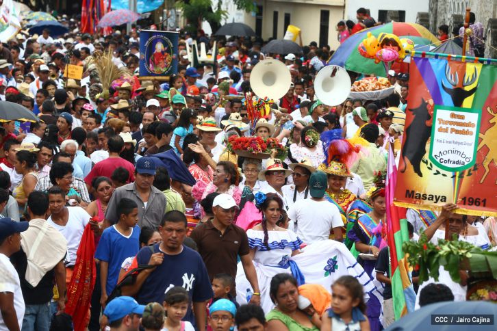 Con desborde de fervor y folklore, Masaya celebra a San Jerónimo
