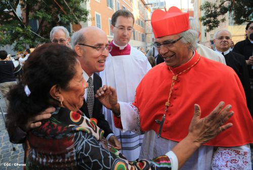 Cardenal Brenes toma posesión de Parroquia San Joaquín, en Roma