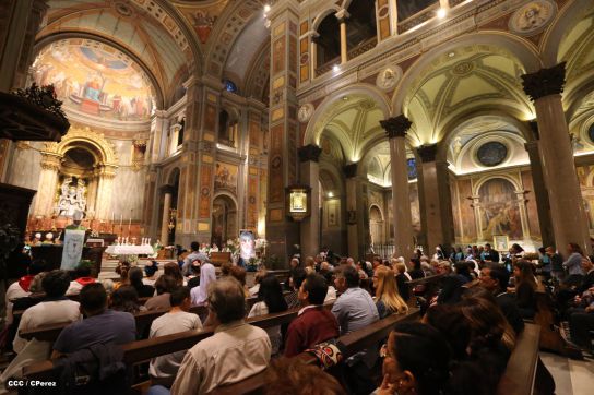 Cardenal Brenes toma posesión de Parroquia San Joaquín, en Roma