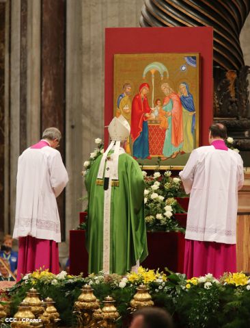 Cardenal Brenes toma posesión de Parroquia San Joaquín, en Roma