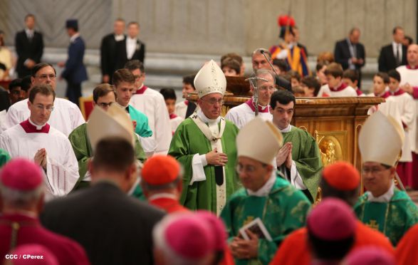 Cardenal Brenes toma posesión de Parroquia San Joaquín, en Roma
