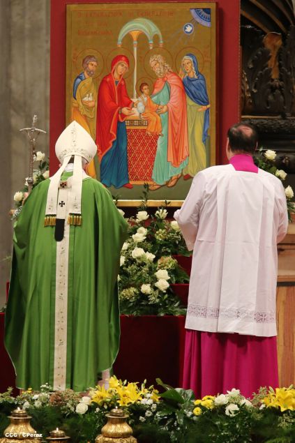 Cardenal Brenes toma posesión de Parroquia San Joaquín, en Roma