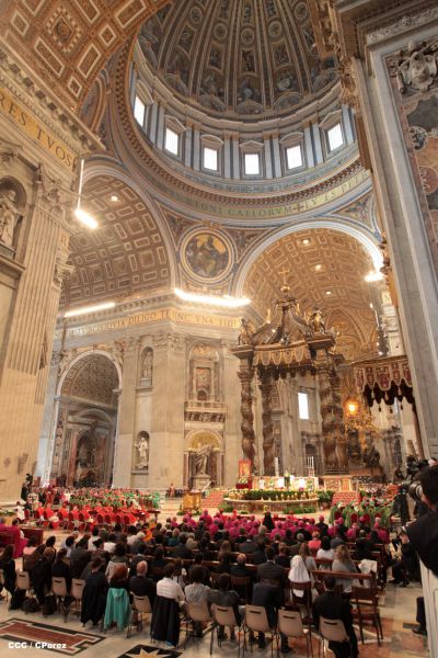 Cardenal Brenes toma posesión de Parroquia San Joaquín, en Roma