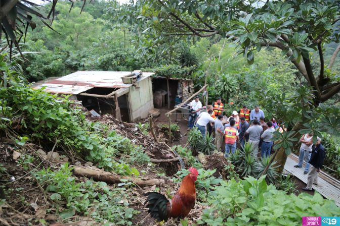 Brindan acompañamiento a familias afectadas por terremoto en Ticuantepe y El Crucero