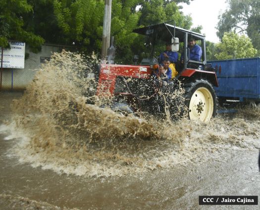 Siguen las lluvias en Managua