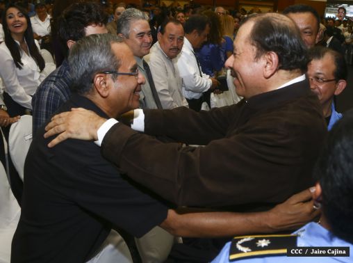 Presidente Daniel y Compañera Rosario encabezan acto 35 Aniversario MIGOB