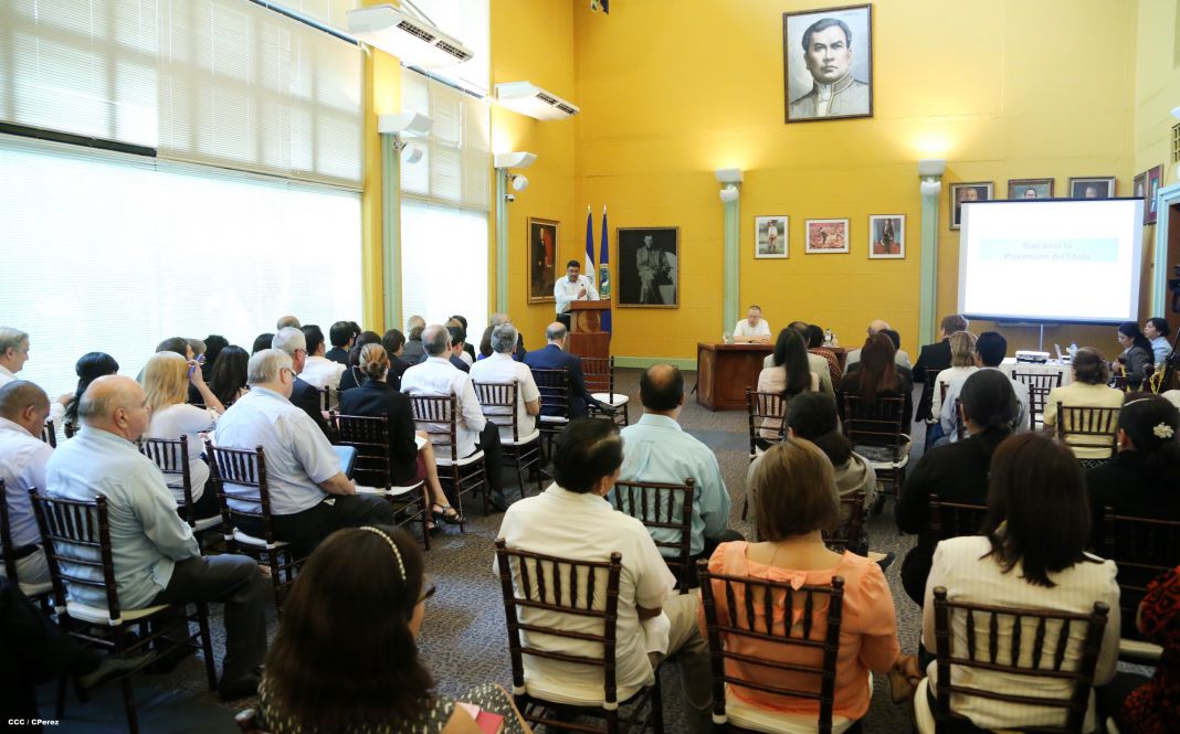 Gabinete de Emergencia presenta Plan contra el Ébola a cuerpo diplomático