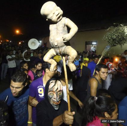 Masaya viven una vez más la gran fiesta de los Agüizotes