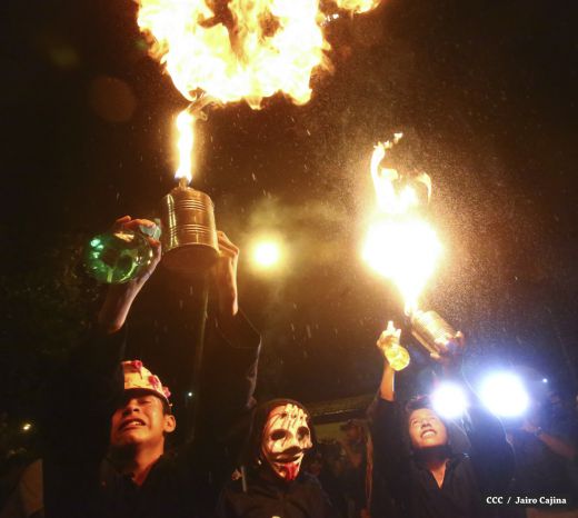 Masaya viven una vez más la gran fiesta de los Agüizotes