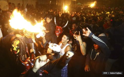 Masaya viven una vez más la gran fiesta de los Agüizotes