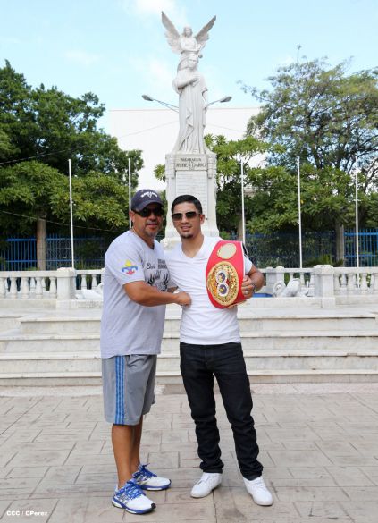 Recorrido del Campeón Randy Caballero por Managua y encuentro con Campeones