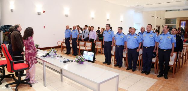 Presidente Daniel asciende en grados a nuevos Comisionados Generales de la Policía Nacional