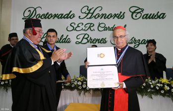 UCC otorga Doctorado Honoris Causa a Cardenal Brenes