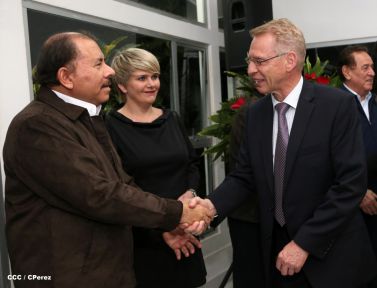 Presidente Daniel se reúne con delegación gubernamental y de empresarios de Islandia