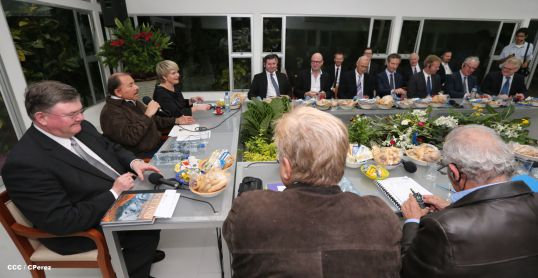 Presidente Daniel se reúne con delegación gubernamental y de empresarios de Islandia