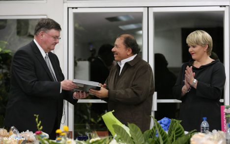 Presidente Daniel se reúne con delegación gubernamental y de empresarios de Islandia