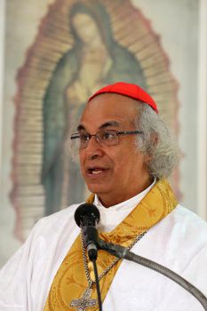 Cardenal Brenes celebra a Cristo Rey