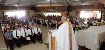 Cardenal Brenes celebra a Cristo Rey