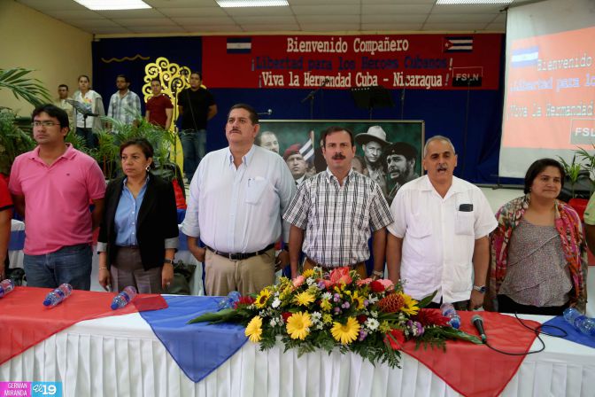 Estelí recibe histórica visita del héroe cubano Fernando González Llort