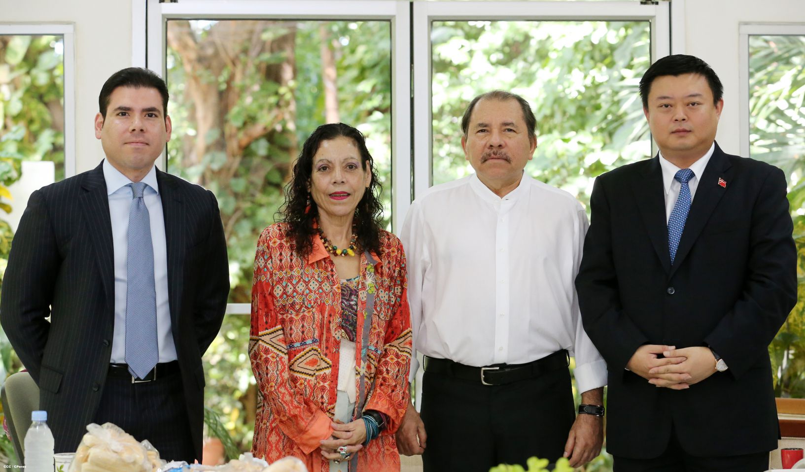 Daniel y Rosario se reúnen con el Presidente de HKND, Wang Jing