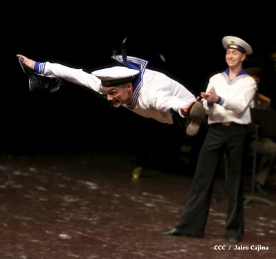 Coro y Danza del Ejército de la Federación Rusa se presenta en el Teatro Nacional Rubén Darío