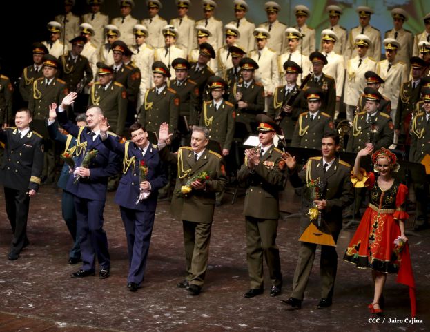 Coro y Danza del Ejército de la Federación Rusa se presenta en el Teatro Nacional Rubén Darío