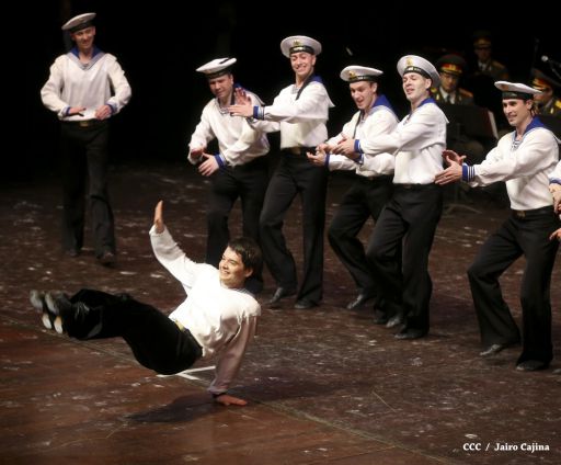Coro y Danza del Ejército de la Federación Rusa se presenta en el Teatro Nacional Rubén Darío