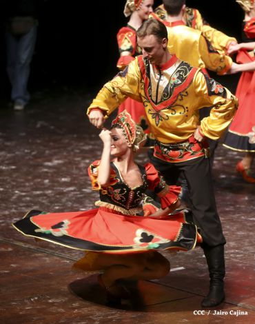 Coro y Danza del Ejército de la Federación Rusa se presenta en el Teatro Nacional Rubén Darío