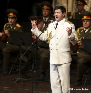 Coro y Danza del Ejército de la Federación Rusa se presenta en el Teatro Nacional Rubén Darío