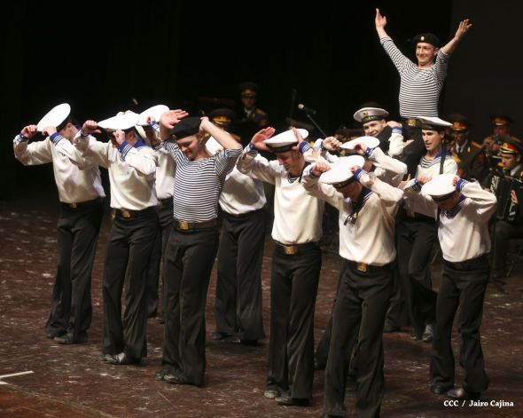 Coro y Danza del Ejército de la Federación Rusa se presenta en el Teatro Nacional Rubén Darío