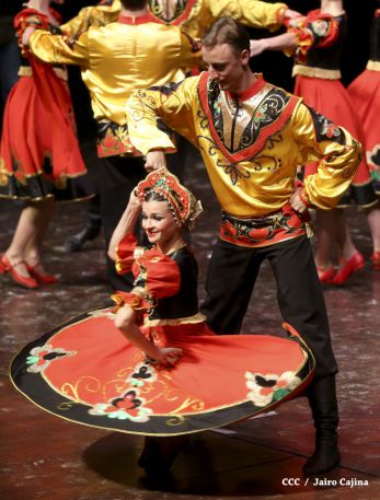 Coro y Danza del Ejército de la Federación Rusa se presenta en el Teatro Nacional Rubén Darío