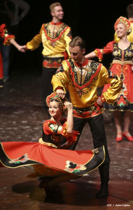 Coro y Danza del Ejército de la Federación Rusa se presenta en el Teatro Nacional Rubén Darío