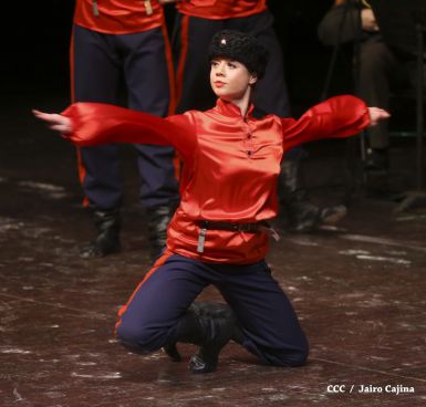 Coro y Danza del Ejército de la Federación Rusa se presenta en el Teatro Nacional Rubén Darío