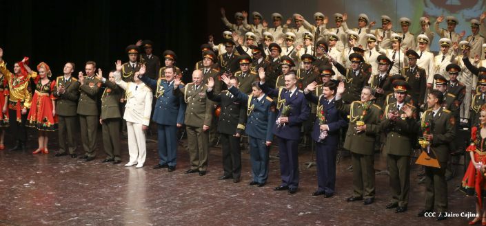 Coro y Danza del Ejército de la Federación Rusa se presenta en el Teatro Nacional Rubén Darío