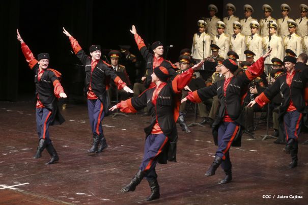 Coro y Danza del Ejército de la Federación Rusa se presenta en el Teatro Nacional Rubén Darío