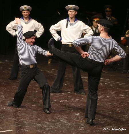 Coro y Danza del Ejército de la Federación Rusa se presenta en el Teatro Nacional Rubén Darío